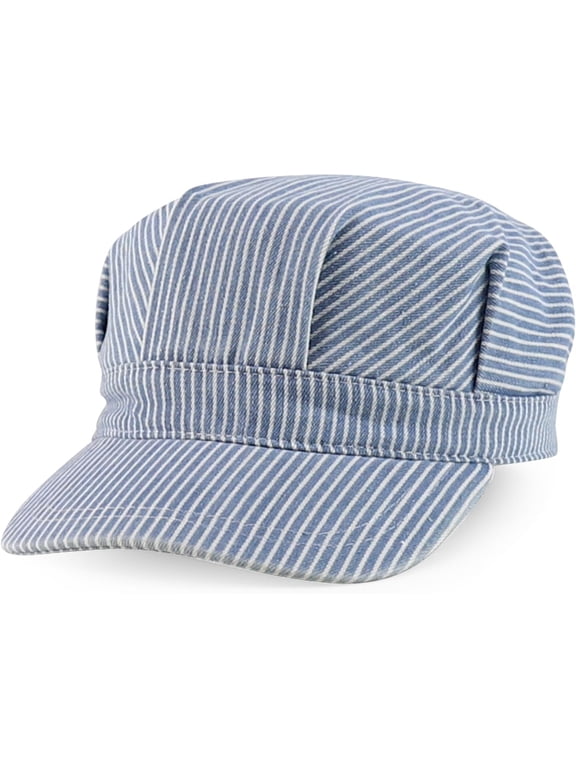 Armycrew Classic Cotton Train Engineer Conductor Adjustable Cap