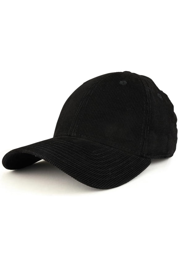 Armycrew Low Profile Structured Woven Corduroy Plain Baseball Cap