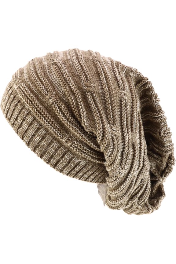 Armycrew Oversized Dreadlock Deep Crown Knit Long Beanie