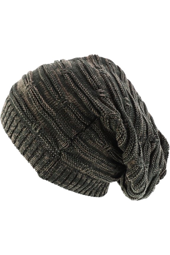 Armycrew Oversized Dreadlock Deep Crown Knit Long Beanie