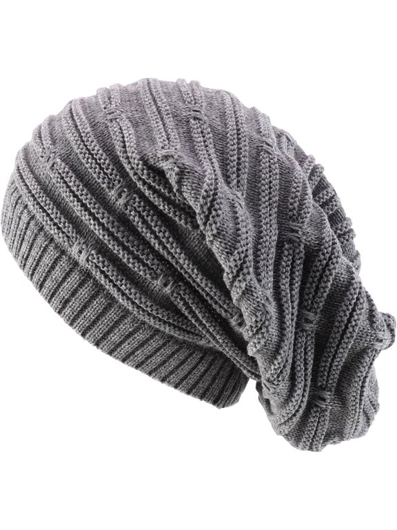 Armycrew Oversized Dreadlock Deep Crown Knit Long Beanie