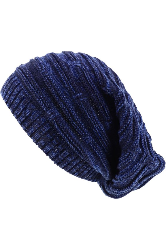 Armycrew Oversized Dreadlock Deep Crown Knit Long Beanie