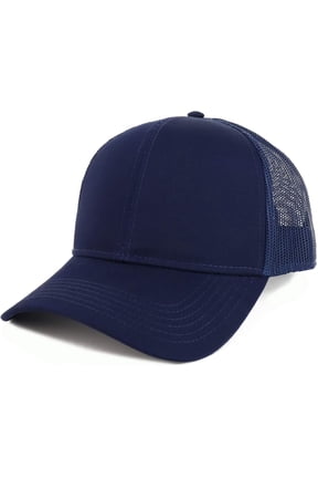 Armycrew XXL Oversize High Crown Adjustable Plain Mesh Back Trucker Baseball Cap