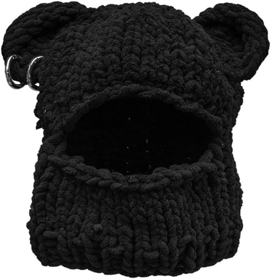 CoCoMangos Balaclava Face Mask Women Men Y2k Ski Mask Knit  display picture 3
