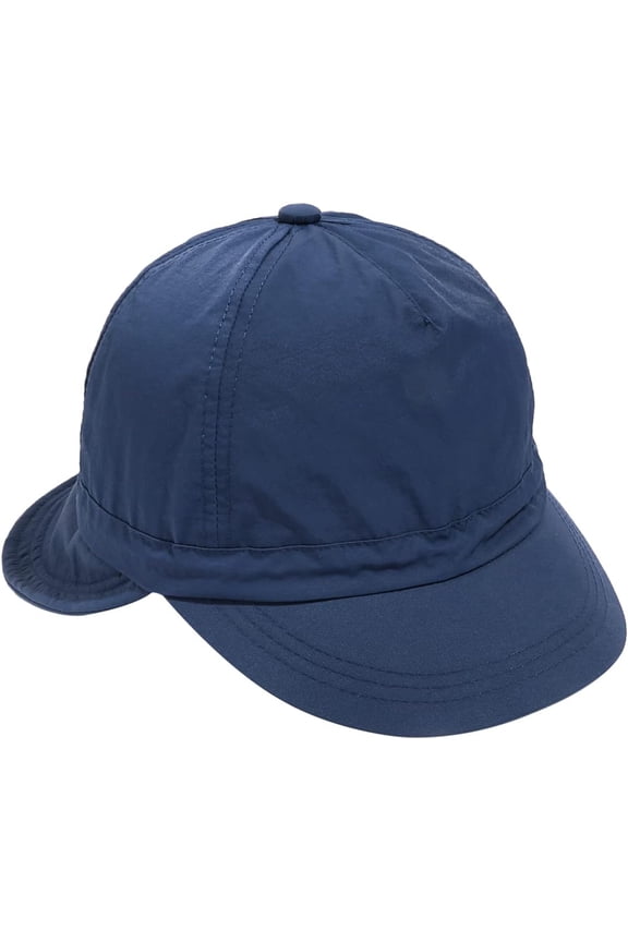 Baseball Cap Style Fishing Safari Cap for Outdoor Hiking Camping Sun Protection Short Brim Sun Hat with Neck Flap