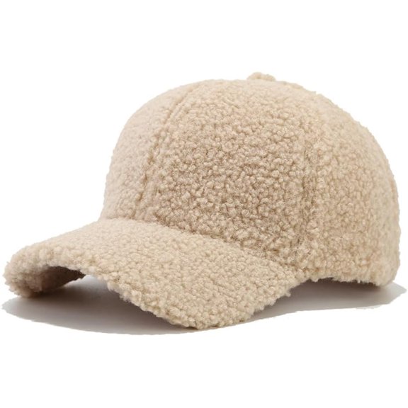 CoCoMangos Baseball Cap Women Y2K Trucker Hat Unisex Fishing Hat Cute Winter Beanies Hat Plush Baseball Caps Plush Skull Visor Cap