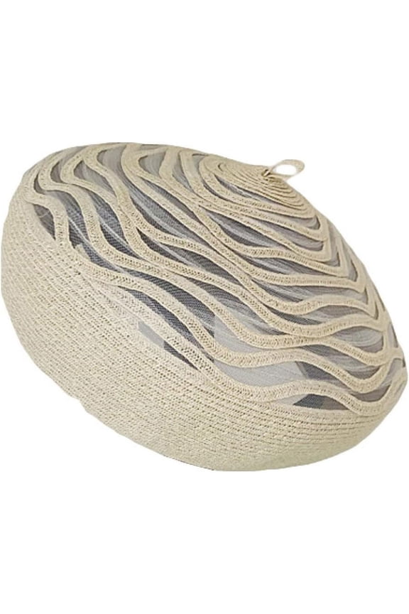 Berets for Women Japanese Style Summer Retro Mixed Color Straw Beret Mesh Breathable Painter Hat Fashion Straw Hat
