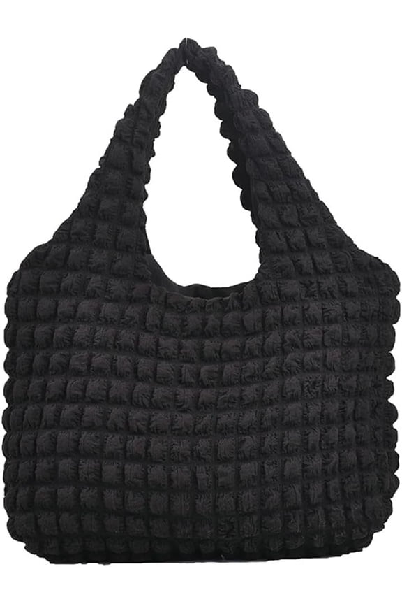 Bubble Hobo Bags for Women Lightweight Handbag Puffer Quilted Shoulder Bag Tote Bag Carryall Puffy Purses