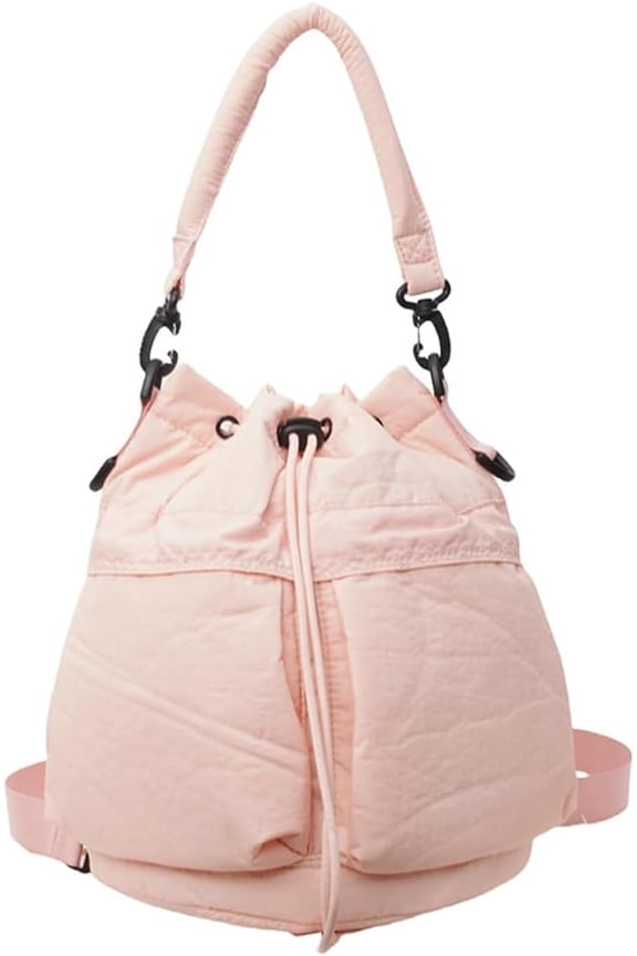 Cloud Hobo Women Bags Nylon Bucket Crossbody Purse Trendy Sling Shoulder Bag Lightweight Quilted Puffer Satchels Tote