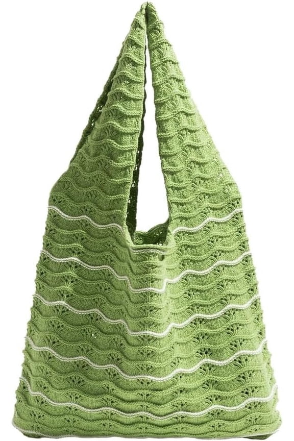 Crochet Hobo Bags for Women Casual Tote Bags for Women Large Shoulder Bag Handbag Shopping Bag Travel Bag Gym Bag Trendy