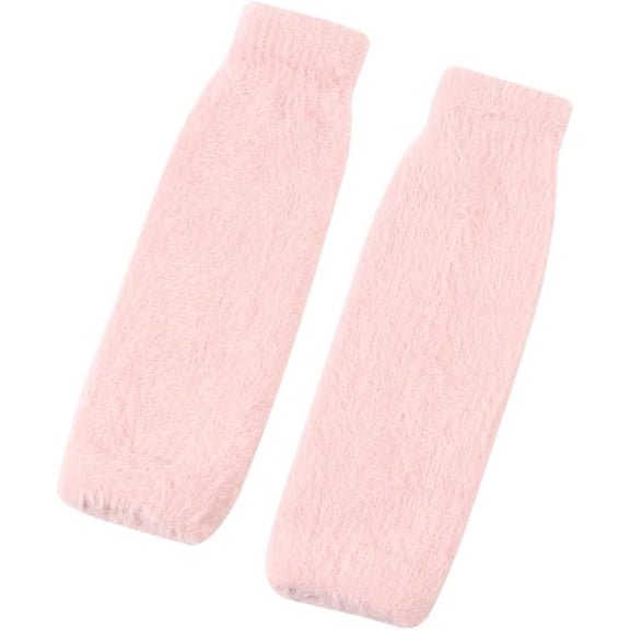 CoCoMangos Cute Fur Arm Warmers for Women Long Hairy Fingerless Gloves Long Glove for Fuzzy Wrist Arm Warmth