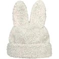 thumbnail image 1 of CoCoMangos Cute Plush Bunny Ear Beanie Hats Warm Soft Fuzzy 3D Rabbit Ears Knit Hat for Women Fluffy Autumn Winter Skull Cap, 1 of 7