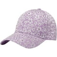 thumbnail image 1 of CoCoMangos Daisy Baseball Cap for Women Bling Rhinestone Sun Hats Fashion Flower Y2k Trucker Hat Vintage Adjustable Low-Profile Dad Hat, 1 of 9