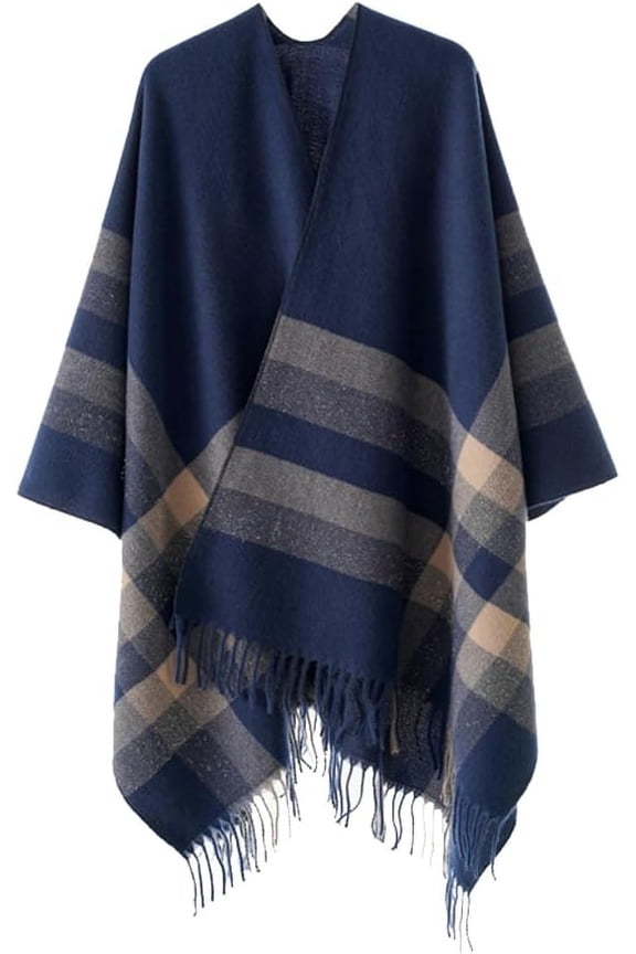 Elegant Shawl Wraps for Women Vintage Pashmina Scarf for Women Large Poncho Warm Cardigan Coat Cape Blanket for Fall Winter