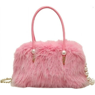 Furry Pink Tote Bag - Etsy