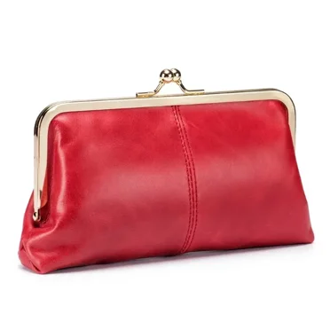 CoCoMangos Genuine Leather Long Clutch Wallet Clip Bags Vintage Coin Purse Card Holder Key Lipstick Storage Phone Pouch Case for Women