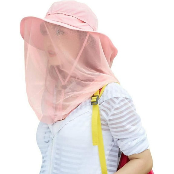 CoCoMangos Head Net Hat, Safari Sun Hat with Veil Mesh Protection from Insect