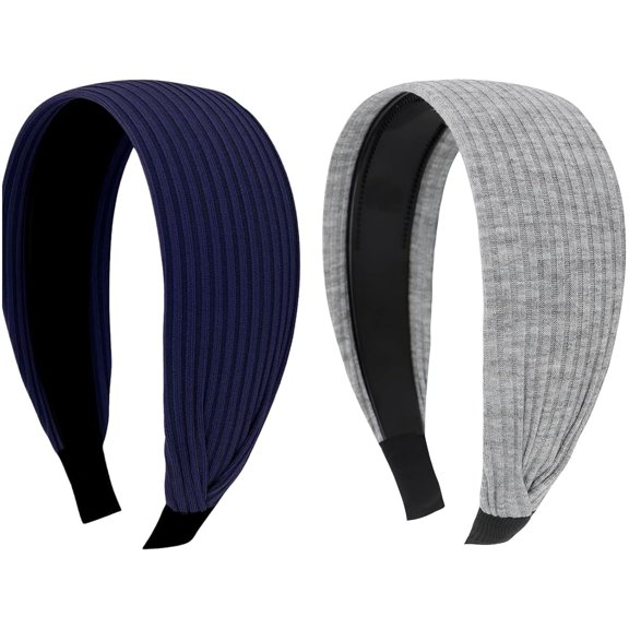 CoCoMangos Headbands Sets for Women Fashion Wide Padded Headband 2Pcs Hairbands Versatile Cute Hair Accessories