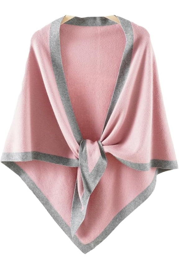 Knitted Scarf for Women Triangle Shawl Wraps for Women Pashmina Shawl Cardigan Coat Cape Poncho for Fall Winter