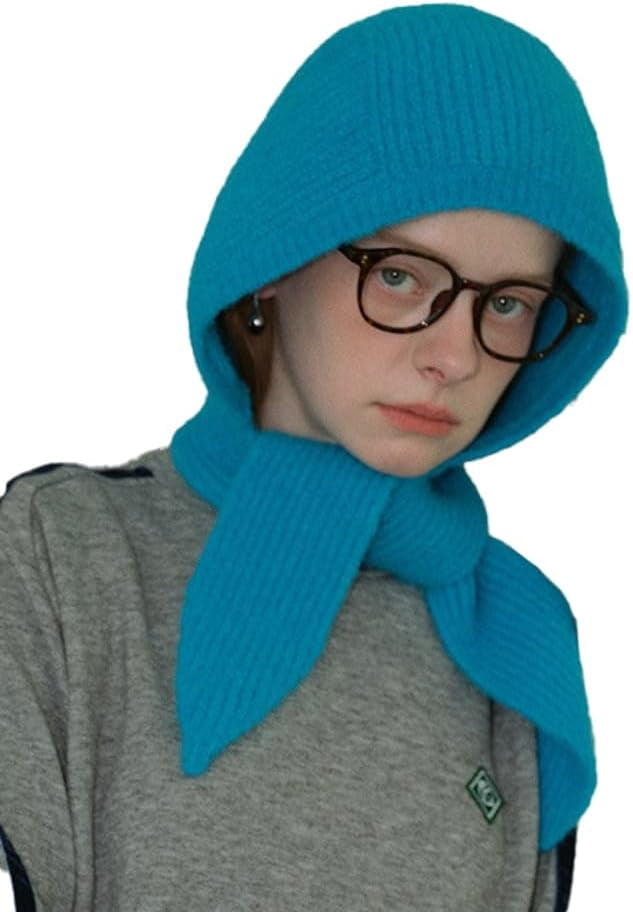 CoCoMangos Knitted Winter Hats for Women with Scarf Ear Flap Beanie Hats for Women Skull Cap Bonnet Hat Bucket Hat Fall Winter Trendy