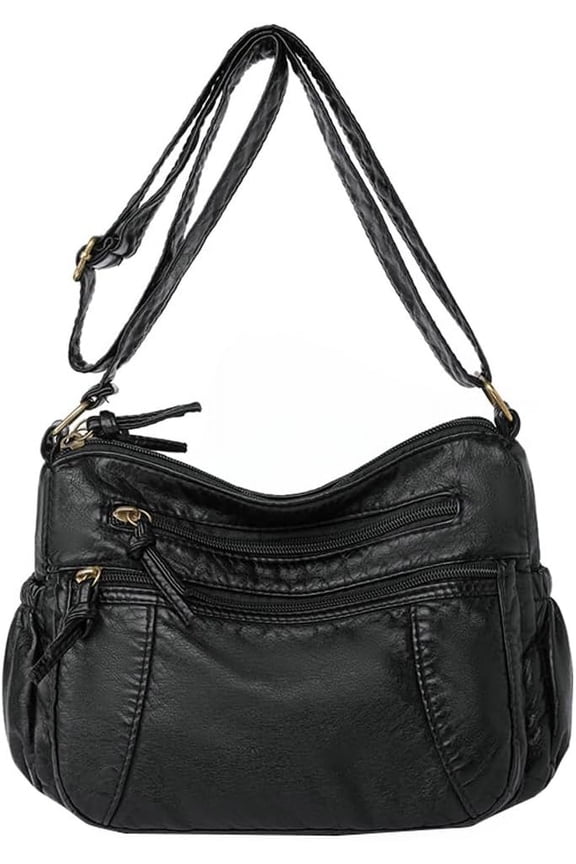 Leather Hobo Bag Women Retro Denim Bag Large Crossbody Shoulder Bag Casual Handbag Purse