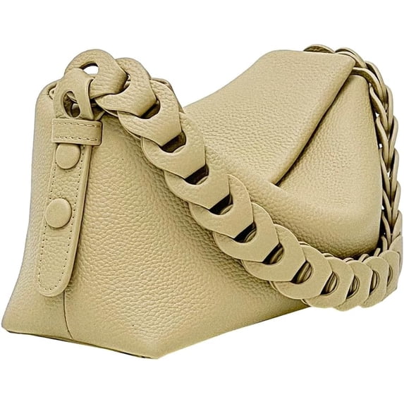 CoCoMangos Leather Shoulder Bag for Women Purses and Handbags Hobo Crossbody Bag