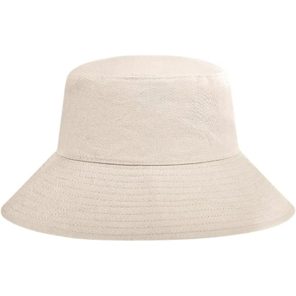 CoCoMangos Men Bucket Sun Hat Long Brim and Deeper Bucket Hat Summer Fashion Outdoor Hat Oversized Bucket Hat 7 5/8-7 7/8