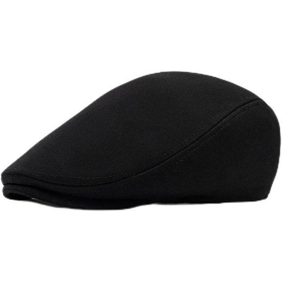 CoCoMangos Men Cotton Newsboy Flat Cap Driver Duckbill Ivy Cabbie Baker Hat
