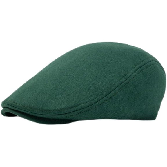 CoCoMangos Men Cotton Newsboy Flat Cap Driver Duckbill Ivy Cabbie Baker Hat
