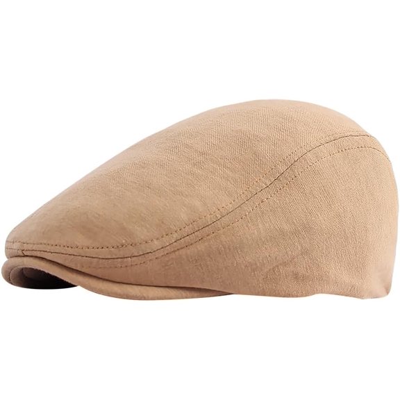 CoCoMangos Men's Newsboy Beret Hat Winter Cabbie Driving Hats Adjustable Flat Ivy Hat Great Caps Irish Hunting Hats Grey