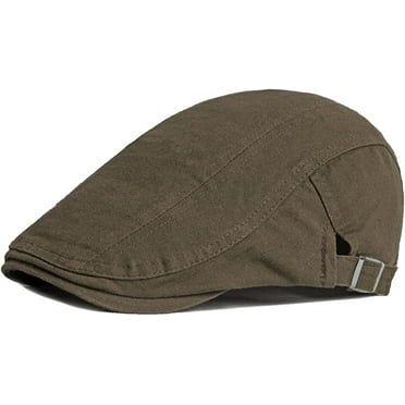 CoCoMangos Men's Newsboy Cap Ivy Cotton Flat Hat Adjustable Cabbie Driving Hats Gatsby Irish Hunting Beret Caps