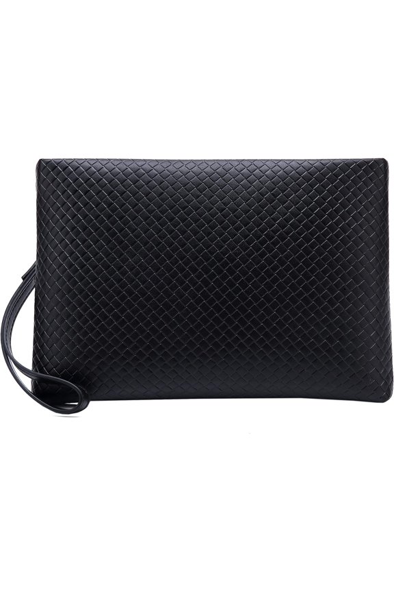 Mens Clutch Bag Man Purse Handbag 12 inches Large Hand Bag Big Clutch Wallet