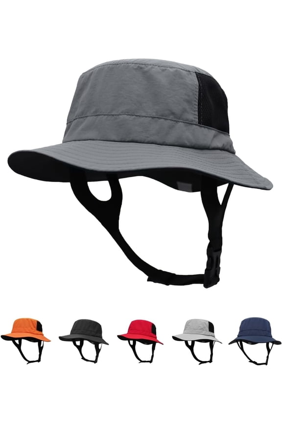 Mens Womens Surf Bucket Hat Waterproof UPF50+ Foldable Beach Sun Hats