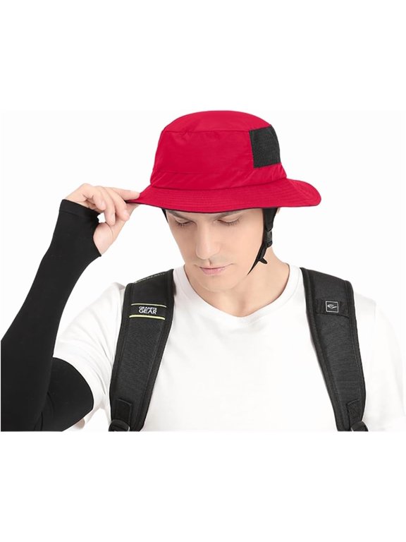 Mens Womens Surf Bucket Hat Waterproof UPF50+ Foldable Beach Sun Hats