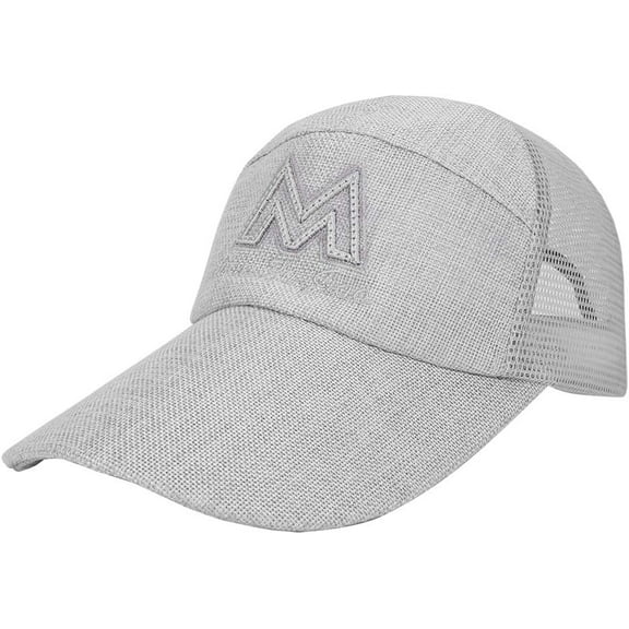 CoCoMangos Mesh Baseball Caps for Men Adjustable Trucker Hat Quick Dry Peaked Fitted Cap