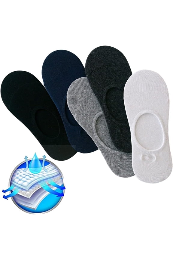 No Show Men Footie Sock Low Cut Liner Thin Embroidered Initial Letter Dark Boy Running Short White Sock 5 7 or10 Pairs