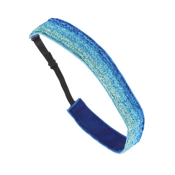 CoCoMangos Non Slip Dance Shining Headband Blue Green 1 Pc