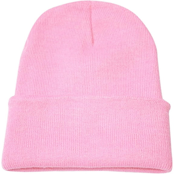 CoCoMangos Plain Beanie Hats for Women Unisex Soft Slouchy Knitted Beanies Hats Fashion Winter Warm Hip Hop Cuffed Skull Cap