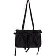 thumbnail image 1 of CoCoMangos Preppy Messenger Bag Laptop Messenger Bag for Women Bow Tie Shoulder Bag Coquette Accessories Preppy Stuff, 1 of 7