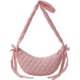 thumbnail image 1 of CoCoMangos Puffer Quilted Crossbody Bag Crescent Shoulder Bag for Women Puffy Hobo Bag Quilted Bags Crescent Purse, 1 of 6