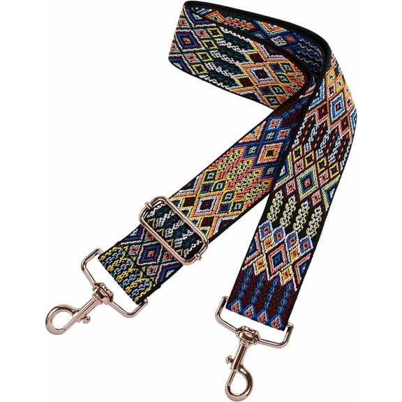 CoCoMangos Purse Strap,2" Wide Purse Strap Adjustable Replacement,Multi-pattern Crossbody Handbag Strap