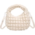 thumbnail image 1 of CoCoMangos Quilted Crossbody Bag, Mini Lightweight Hobo Puffer Crossbody Bags for Women Trendy Puffy Bubble Bag, 1 of 7