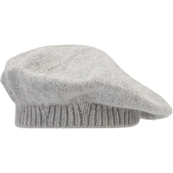 CoCoMangos Slouchy French Beret Hats for Women Lightweight Crochet Knitted Style Beanie Hats Winter Warm Artist Painters Cap