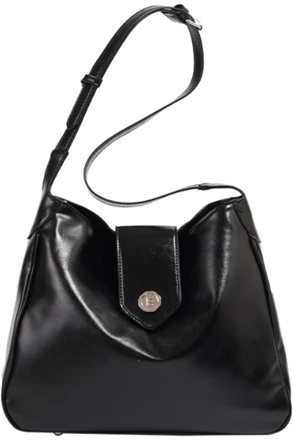 Slouchy PU Leather Trendy Hobo Bags Tote Bag Cute Shoulder Bag Satchel Crossbody Purse Travel Work Tote Handbag