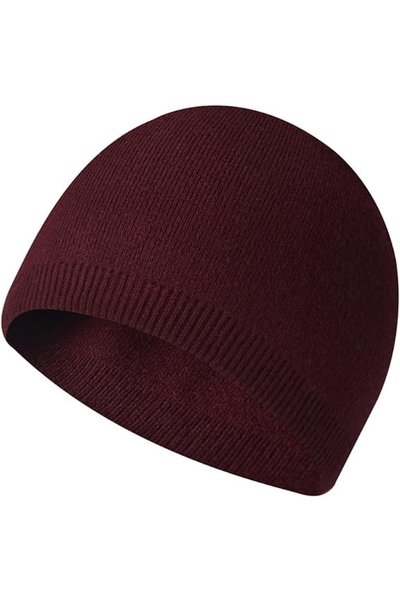 Solid Beanies for Women Men Lightweight Winter Warm Stretchy Skull Chemo Caps Stylish Running Cycling Toboggan Hats