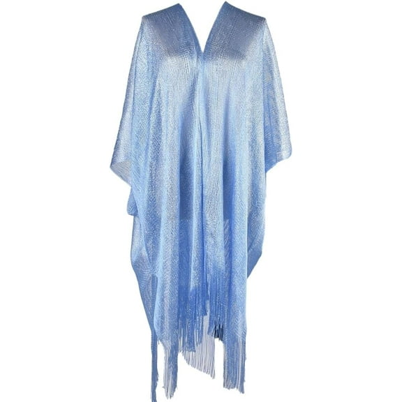 CoCoMangos Sparkling Shawls and Wraps for Evening Dresses Metallic Scarf for Women UV Protection Coat Carfigan for Bikini Summer