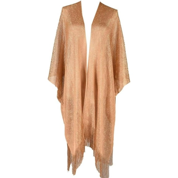 CoCoMangos Sparkling Shawls and Wraps for Evening Dresses Metallic Scarf for Women UV Protection Coat Carfigan for Bikini Summer