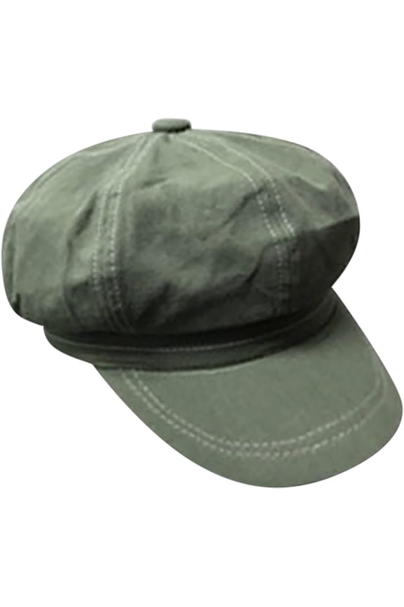 Spring Summer Newsboy Caps for Women Fashion Striped Ivy Beret Caps British Style Octagonal Fiddler Hats
