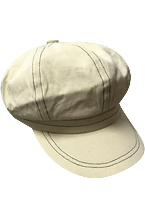 Spring Summer Newsboy Caps for Women Fashion Striped Ivy Beret Caps British Style Octagonal Fiddler Hats