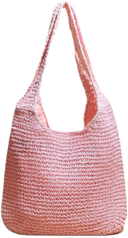 CoCoMangos Straw Hobo Bags for Women Vintage Handbag Tote Bag Boho Crochet Beach Bag Trendy Handwoven Shoulder Bags Purse